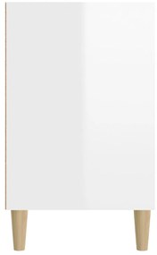 Sapateira 102x36x60 cm derivados de madeira branco brilhante