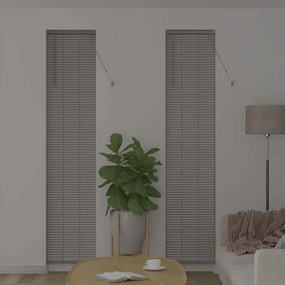 Persiana de Janela com cortinas Outros Manual Prata 80 x 130 cm Alumín