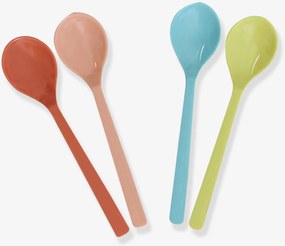 conjunto de 6 colheres de chá em melamina GLORY DAYS COLORS rice multicolor