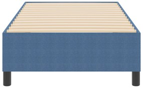 Cama Box Spring vidaXL Azul 100x200 cm em Veludo Corduroy
