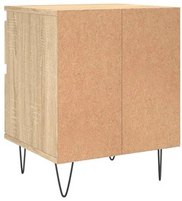 Mesa de cabeceira 40x35x50 cm derivados madeira carvalho sonoma