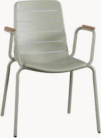 Cadeira de jardim com apoios de braços em madeira de teca Parc