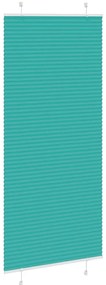 Gasolina verde Plissada Cega 90x200 cm Largura Tecido 89,4 cm