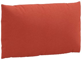 Almofadões de paletes 2 pcs mesclado tecido vermelho