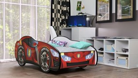 Cama Infantil Crianças Oferta Colchão Espuma Racing Car Herois 140 x 70 - Homem de Ferro VERMELHO