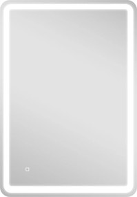 HOMCOM Espelho Casa de Banho com Luzes LED 70x100 cm Função Antiembaciamento 3 Temperaturas de Cor Ajustável e Função de Memória Prata | Aosom Portugal