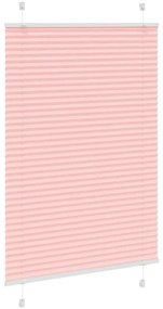 Rosa Plissada Cega 100x150 cm Largura Tecido 99,4 cm Poliéster