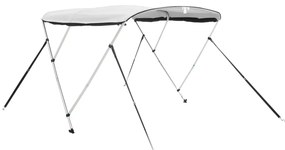 Toldo 3 arcos Bimini paredes malha laterais 183x(154-167)x137cm