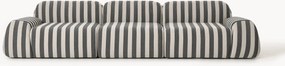 Sofá modular às riscas Wolke (4 lugares)