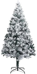 Árvore de Natal artificial com flocos de neve 300 cm PVC verde