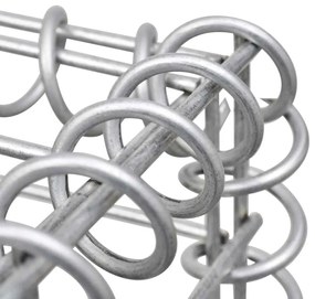 Canteiro elevado/cesto gabião 360x90x100 cm aço