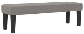 Cama Box Spring com Colchão e Banco Taupe 120x200 cm Tecido