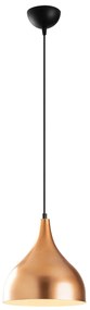 Candeeiro de Teto Saglam – Cobre, Branco, Preto – Diâmetro 26 cm, Altu