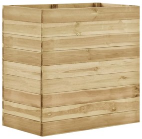 vidaXL Canteiro elevado para jardim 100x50x97 cm pinho impregnado