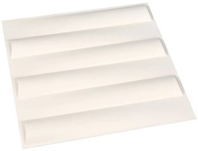 Painéis de parede 3D 24 pcs 0,5x0,5 m 6m²
