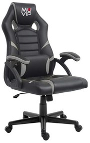Cadeira Gaming GM1000 Preto/Cinzento MUVIP