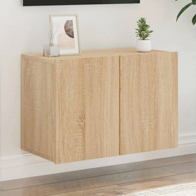 vidaXL Móvel de parede para TV 60x30x41 cm carvalho sonoma