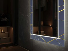 Espelho LED com decoração D3