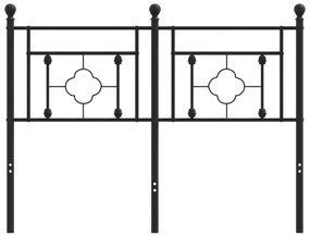 Cabeceira de cama 120 cm metal preto