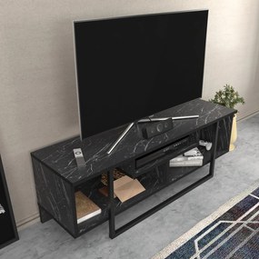 Móvel TV Asal – Preto – 120 cm