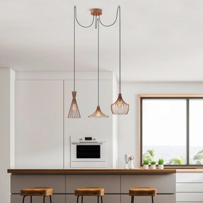 Candeeiro Chandelier Mezopotamya – Cobre – 114 cm x 130 cm