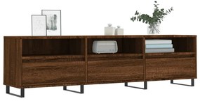 Móvel TV 150x30x44,5 cm derivados de madeira carvalho castanho
