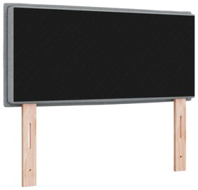 Cabeceira vidaXL Design Linhas Cinza Claro 80 cm em Tecido