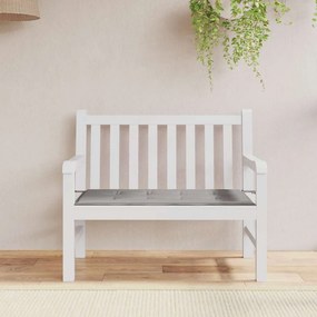 Almofadão p/ banco de jardim 100x50x4cm tecido oxford cinza