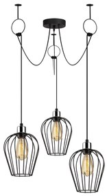 Candeeiro Tel – Preto – 100 x 130 cm