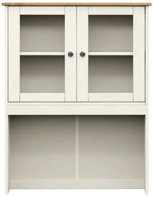 Armário alto VIGO 80x40x176 cm madeira de pinho maciça branco