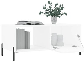 Mesa de centro 90x50x40 cm madeira processada branco