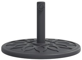 Base de guarda-sol para postes de Ø38/48 mm 12 kg redondo
