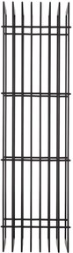 Suporte para lenha Irving em aço inoxidável 50 x 150 x 40 cm Preto