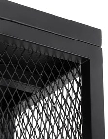 Candeeiro de teto industrial preto - CAGE Mesh Moderno