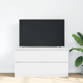 Móvel de TV 100x35x54 cm derivados de madeira branco