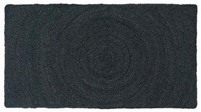 vidaXL Tapetes de área Cinza Escuro 60 x 110 cm Juta