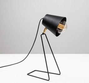 Candeeiro de Mesa Sıvani – Preto – 15 x 25 cm