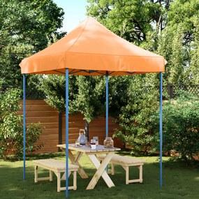 vidaXL Tenda para festas pop-up dobrável 200x200x306 laranja