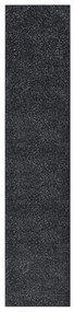 vidaXL Passadeira 100x500 cm polipropileno antracite