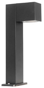 Candeeiro de pé industrial para exterior preto 35cm IP44 - Baleno Moderno,Country / Rústico,Industrial