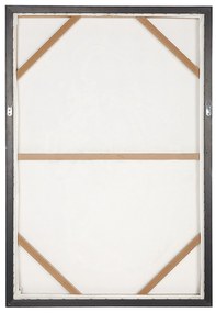 Quadro decorativo com moldura preto e branco 63 x 93 cm RIVAROTTA Beliani