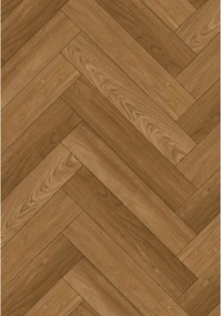 Mexen Overland Park painéis vinílicos espinha de peixe 570 x 95 mm LVT Dryback 2,5 mm, base 4 V-Fuga, Jatoba