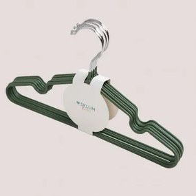 Conjunto De 6 Cabides Em Metal Anttal Kids Erva Verde - Sklum