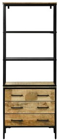 Highboard vidaXL 70x35x180 cm Madeira Sólida Mango Rústica