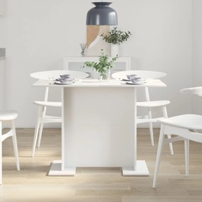 Mesa de Jantar vidaXL Branca 110x60x75 cm Madeira Engenharia