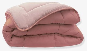Edredon bicolor reversível, para bebé rosa