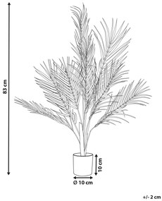 Planta artificial em vaso verde e preto 83 cm ARECA PALM Beliani