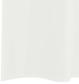 Cortinas de voile com bolsos para varão 2 pcs branco