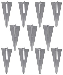 Cerca de arame com postes/espetos 25x1,5 m aço galvanizado