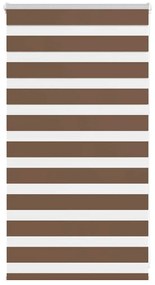 vidaXL Cortina de zebra 80x100 cm largura do tecido 75,9 cm poliéster
